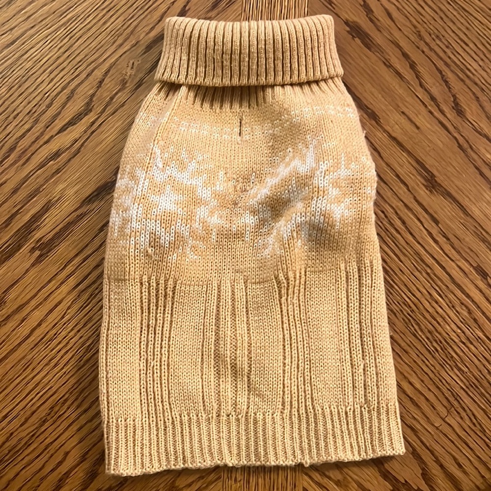 Dog sweater size XS